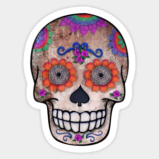 Sugar Skull DOTD Style Sticker